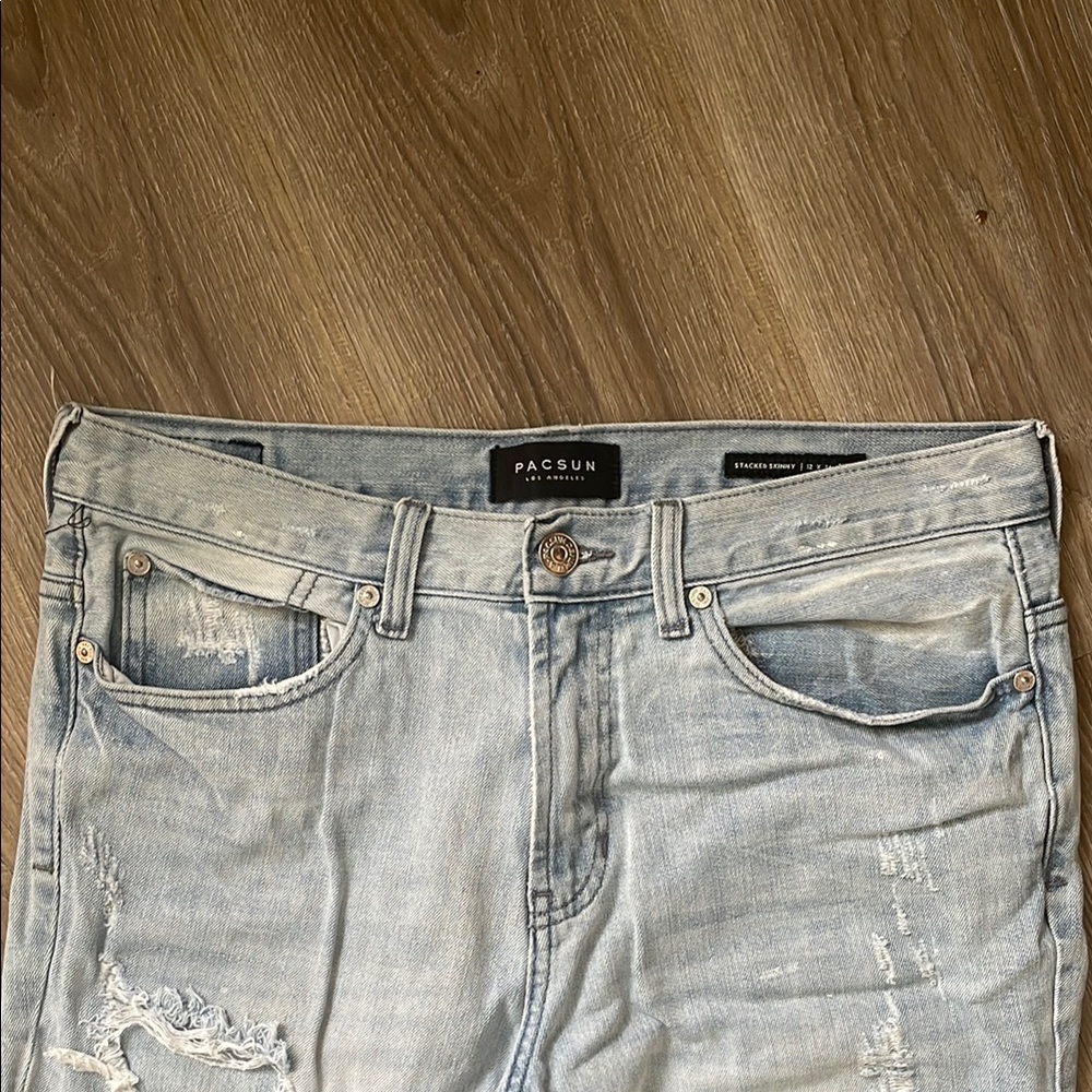 PacSun Light Blue Distressed Men’s Jeans